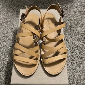 Madewell double-crisscross sandals